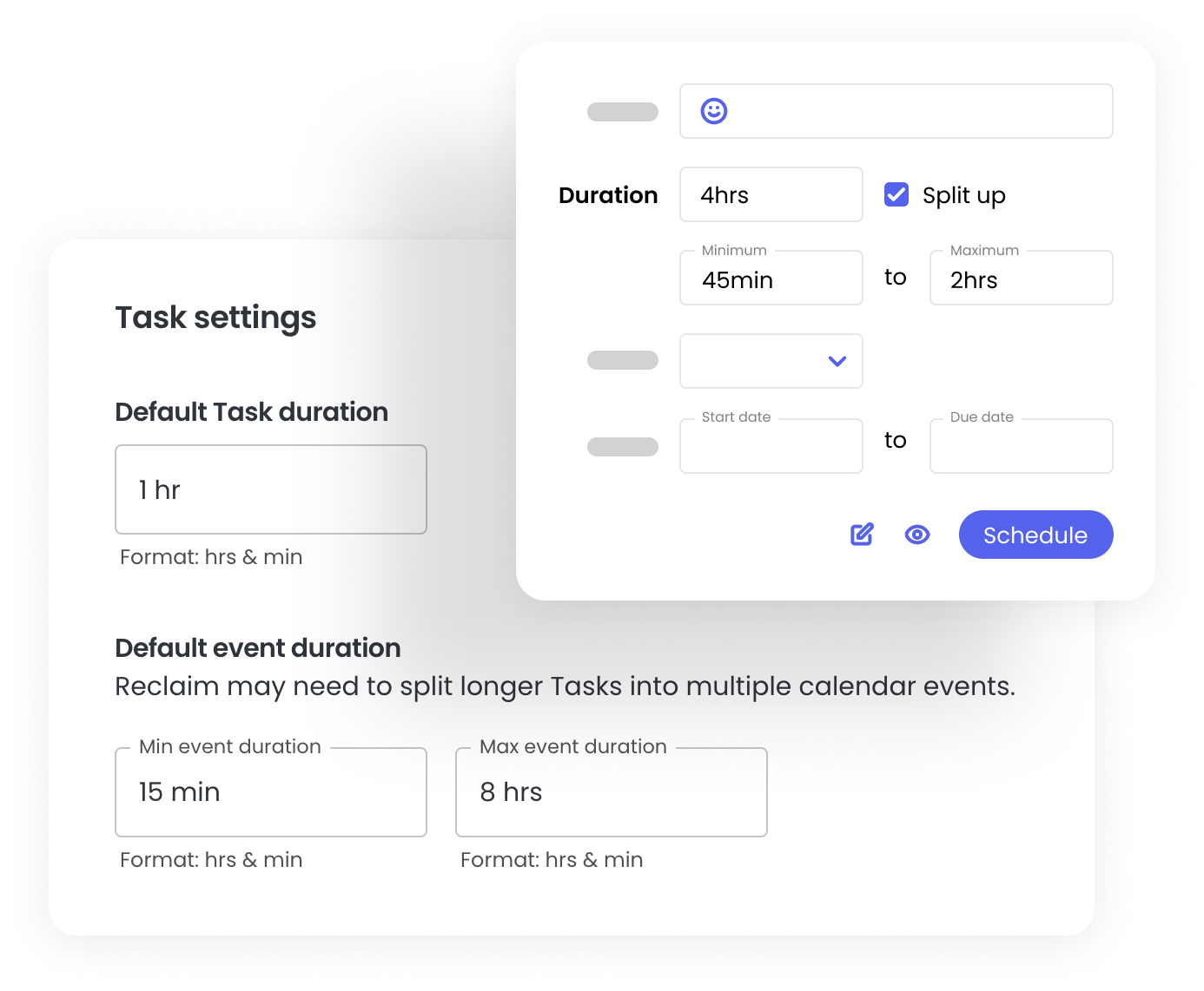 Use simple estimates to schedule the time you need